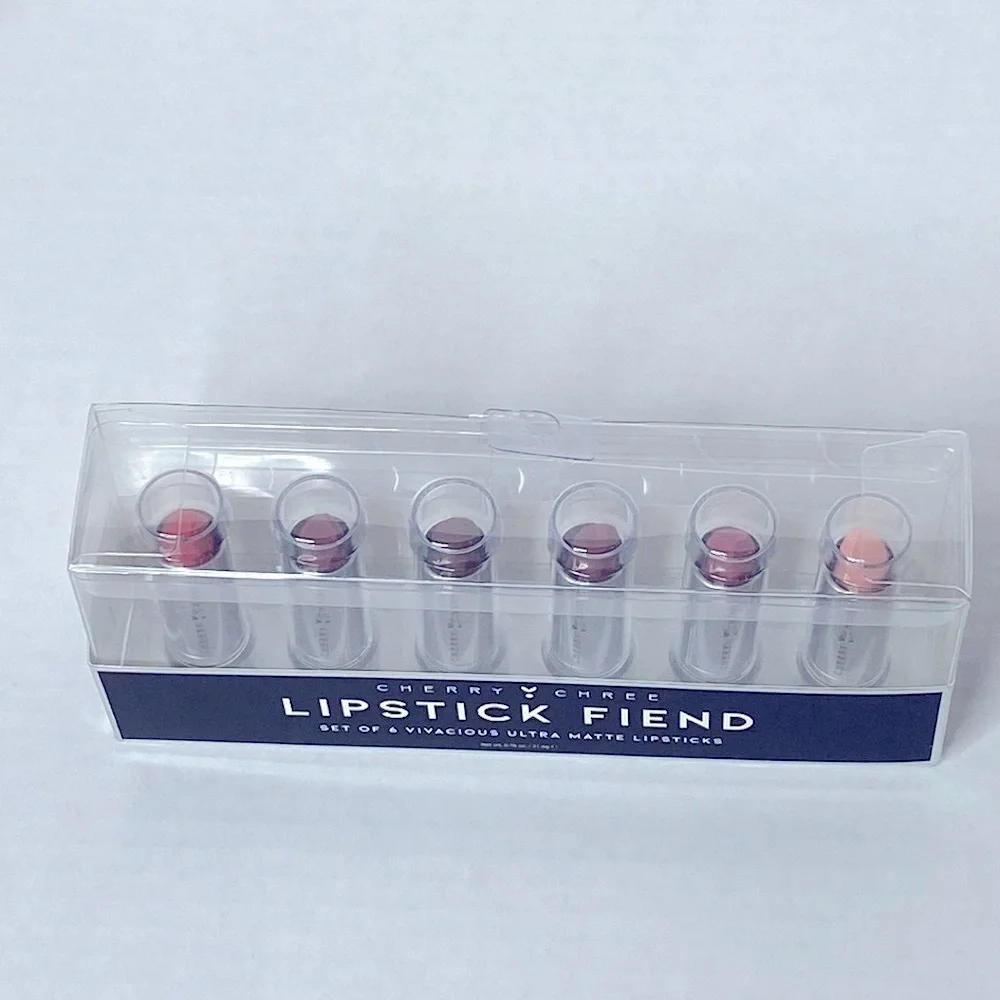 Cherry Chree Lipstick Fiend Set of 6 Vivacious Ultra Matte Lipsticks